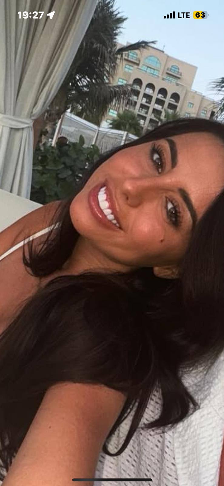 Patient smile after treatment